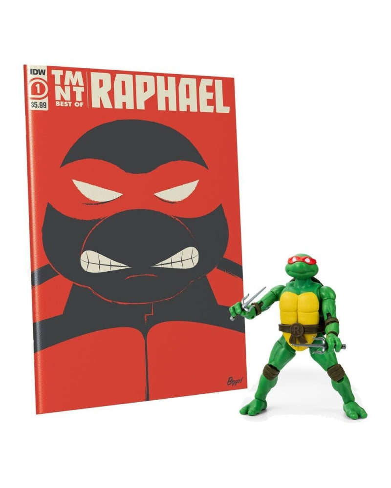 BST AXN Teenage Mutant Ninja Turtles - Raphael Exclusive Figure & Comic Book - Toys & Games:Action Figures & Accessories:Action Figures