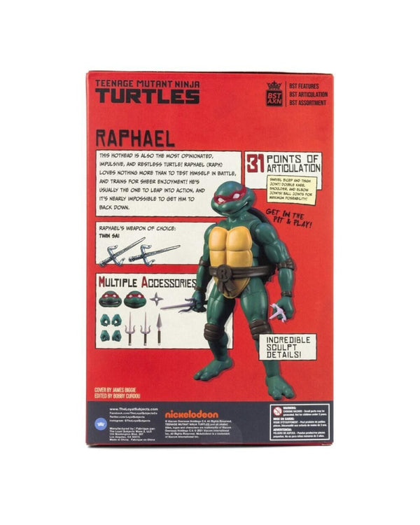 BST AXN Teenage Mutant Ninja Turtles - Raphael Exclusive Figure & Comic Book - Toys & Games:Action Figures & Accessories:Action Figures