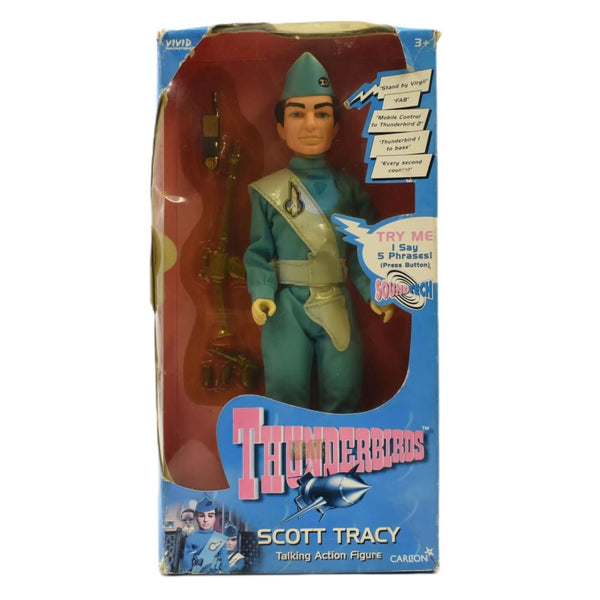 Carlton 1999 Thunderbirds - Scott Tracy 12’’ Scale Talking Action Figure - Toys & Games:Action Figures & Accessories:Action Figures