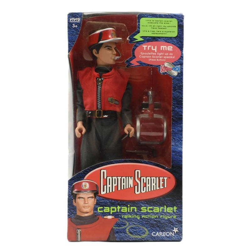 Carlton 2001 Captain Scarlet 12’’ Scale Talking Action Figure - Toys & Games:Action Figures & Accessories:Action Figures