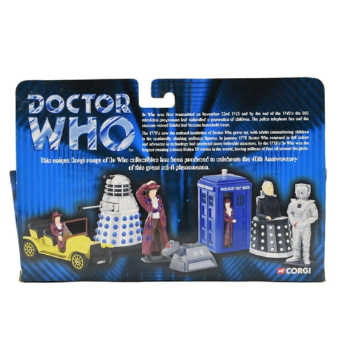 Corgi Doctor Who - Tardis Davros Dr. Who & Cyberman Figurine Set TY96202 - Toys & Games:Action Figures & Accessories:Action Figures