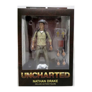 Diamond Select - Uncharted - Nathan Drake Deluxe Action Figure - Toys & Games:Action Figures & Accessories:Action Figures