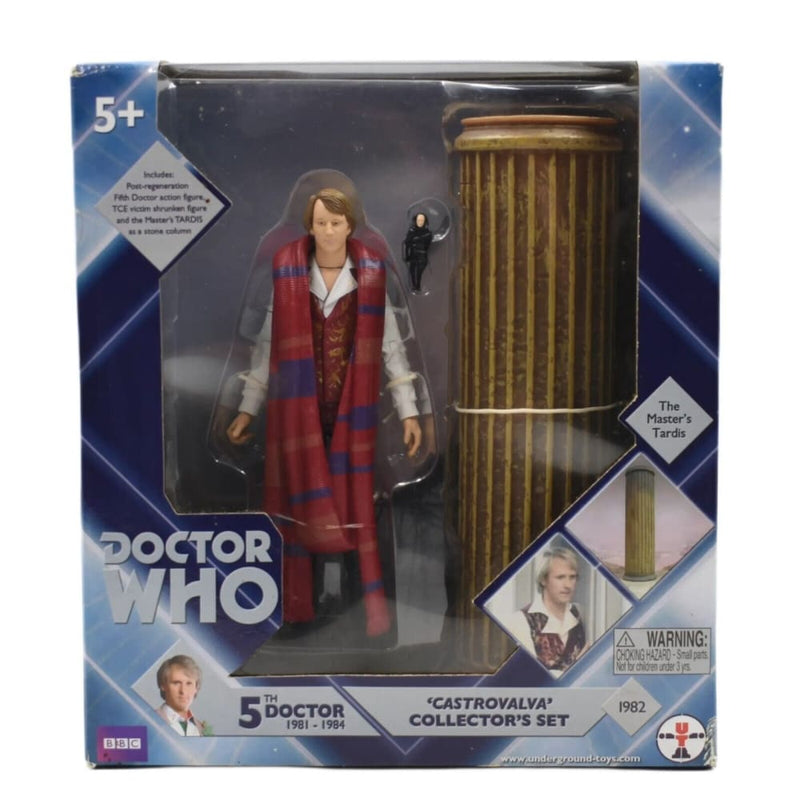 Doctor Who 5th Doctor & Master’s Tardis Castrovala Action Figure Collectors Set - Toys & Games:Action Figures & Accessories:Action Figures