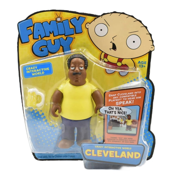 Family Guy Crazy Interactive World - Cleveland Action Figure - Toys & Games:Action Figures & Accessories:Action Figures