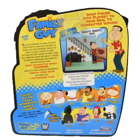 Family Guy Crazy Interactive World - Quagmire Action Figure - Toys & Games:Action Figures & Accessories:Action Figures