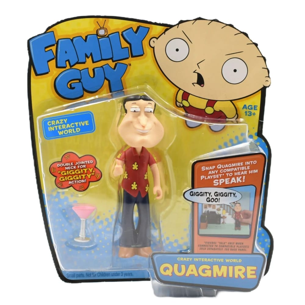 Family Guy Crazy Interactive World - Quagmire Action Figure - Toys & Games:Action Figures & Accessories:Action Figures