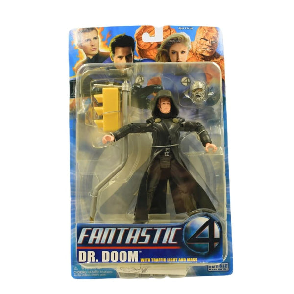 Fantastic 4 Four - Dr. Doom with Traffic Light and Mask Action Figure - Toys & Games:Action Figures & Accessories:Action Figures