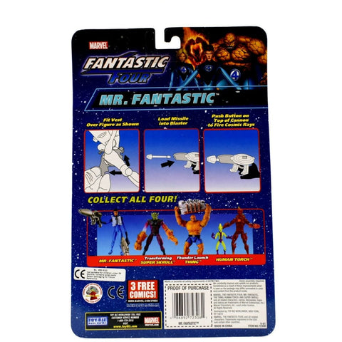 Fantastic Four Classics - Mr. Fantastic with Cosmic Blasters Action Figure - Toys & Games:Action Figures:TV Movies & Video Games