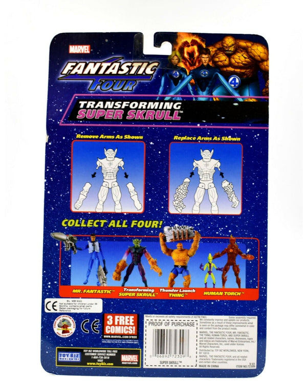 Fantastic Four Classics - Transforming Super Skrull Action Figure - Toys & Games:Action Figures:TV Movies & Video Games