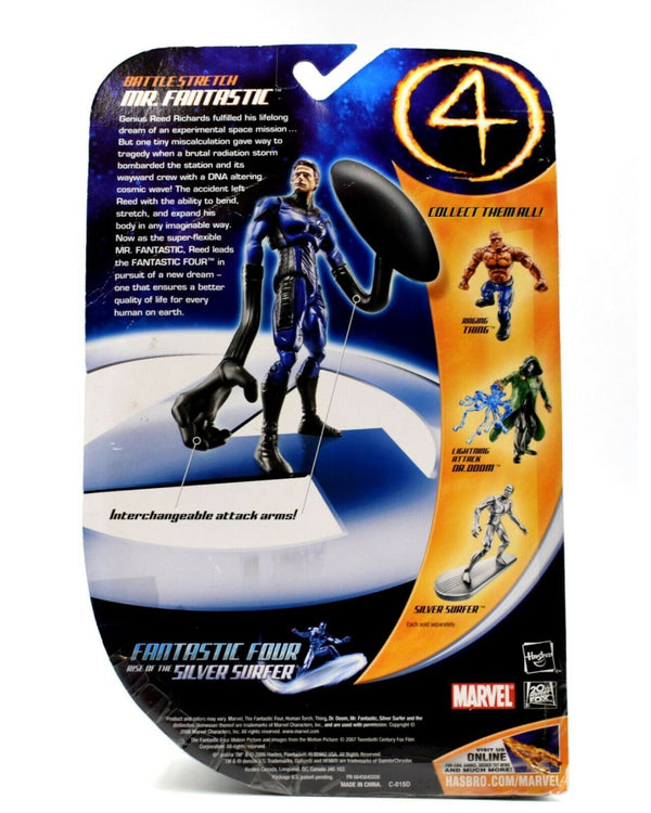 Fantastic Four Rise of The Silver Surfer - Battle Stretch Mr. Fantastic Figure - Toys & Games:Action Figures:TV Movies & Video Games