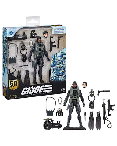 G.I. Joe Classified Series 60th - Action Sailor Recon Diver Figure COMING SOON - Toys & Games:Action Figures & Accessories:Action Figures