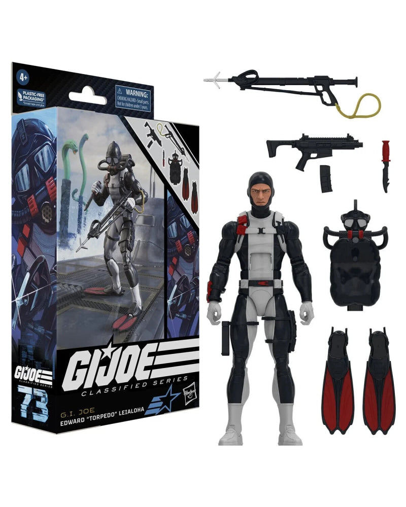 G.I. Joe Classified Series - Edward ’Torpedo’ Leiaioha Action Figure Toys & Games:Action Figures Accessories:Action