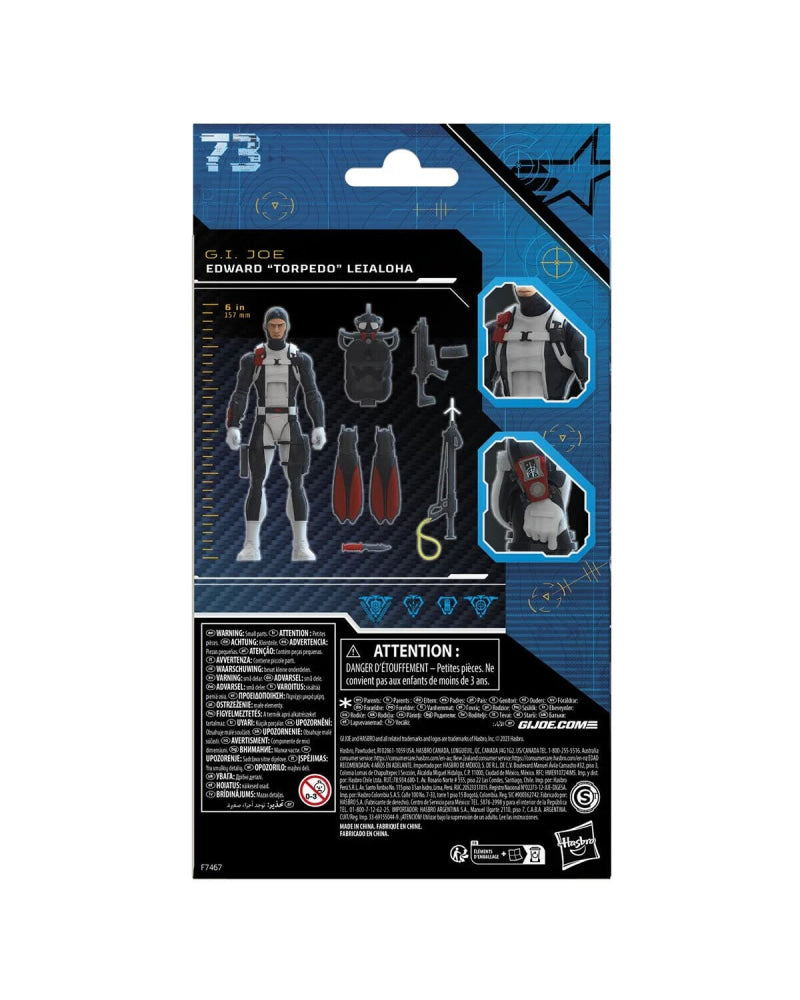 G.I. Joe Classified Series - Edward ’Torpedo’ Leiaioha Action Figure Toys & Games:Action Figures Accessories:Action