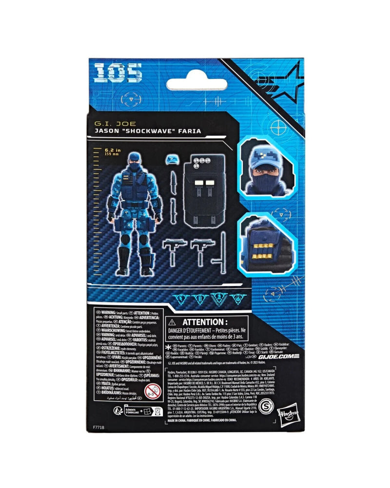 G.I. Joe Classified Series - Jason ’Shockwave’ Faria Action Figure Toys & Games:Action Figures Accessories:Action