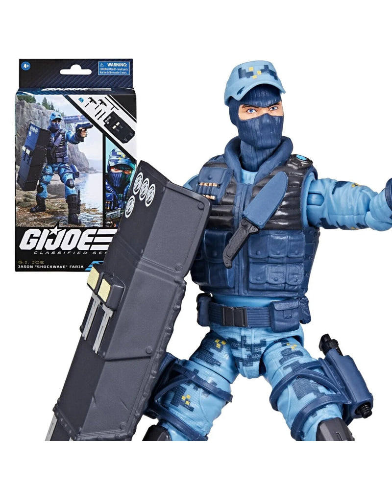 G.I. Joe Classified Series - Jason ’Shockwave’ Faria Action Figure Toys & Games:Action Figures Accessories:Action