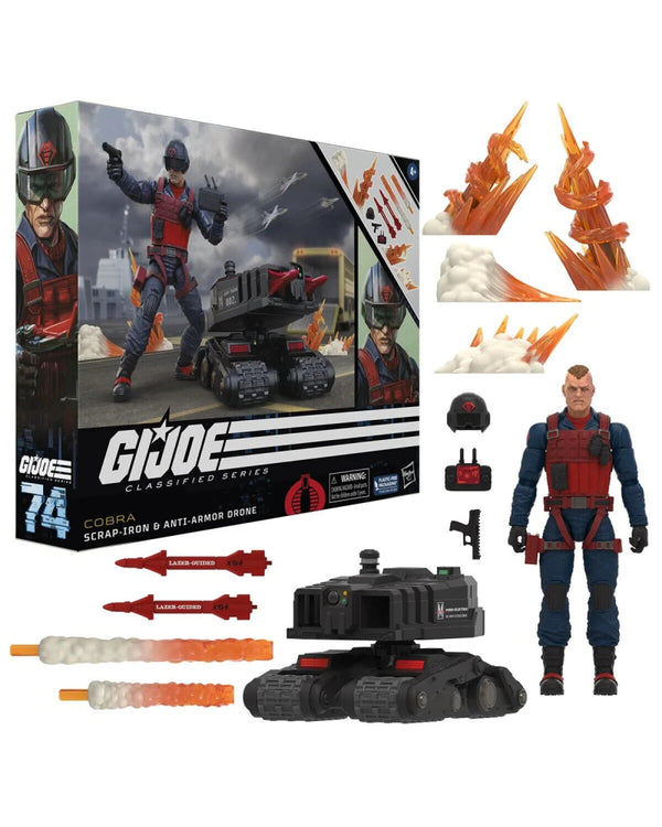 G.I. Joe Classified Series - Scrap - Iron & Anti - Armor Drone Action Figure Set - Toys & Games:Action Figures & Accessories:Action Figures