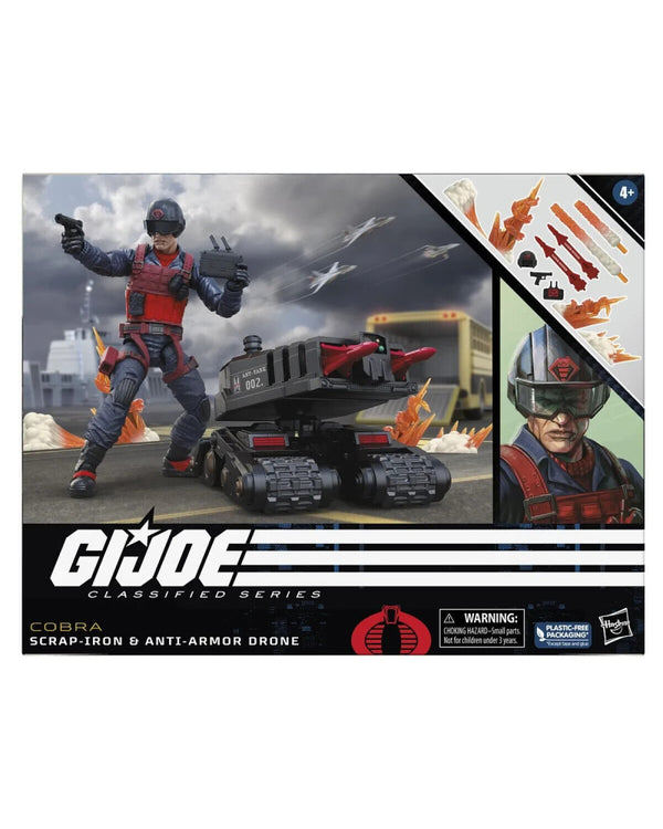 G.I. Joe Classified Series - Scrap - Iron & Anti - Armor Drone Action Figure Set - Toys & Games:Action Figures & Accessories:Action Figures