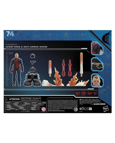 G.I. Joe Classified Series - Scrap - Iron & Anti - Armor Drone Action Figure Set - Toys & Games:Action Figures & Accessories:Action Figures