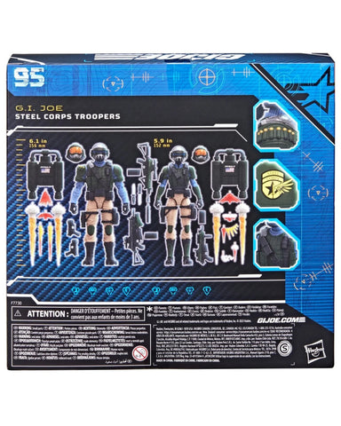 G.I. Joe Classified Series Steel Corps Troopers Action Figure 2 - Pack COMING SOON - Toys & Games:Action Figures Accessories:Action