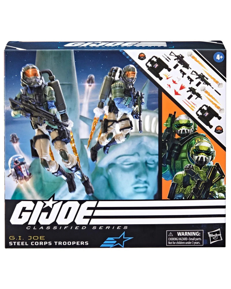 G.I. Joe Classified Series Steel Corps Troopers Action Figure 2 - Pack COMING SOON - Toys & Games:Action Figures Accessories:Action