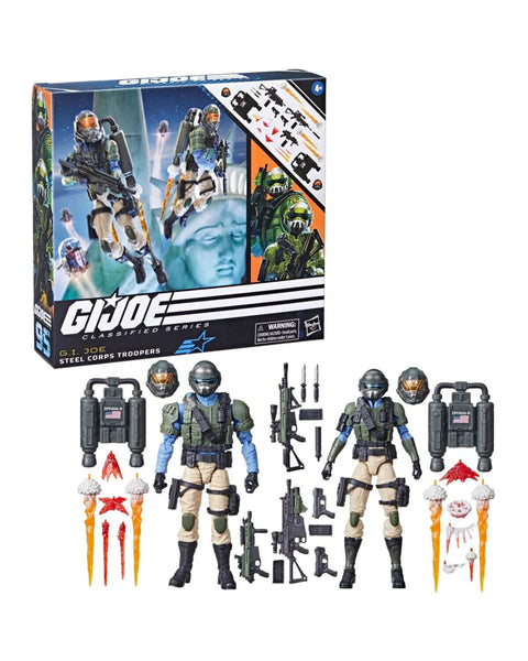 G.I. Joe Classified Series Steel Corps Troopers Action Figure 2 - Pack COMING SOON - Toys & Games:Action Figures Accessories:Action