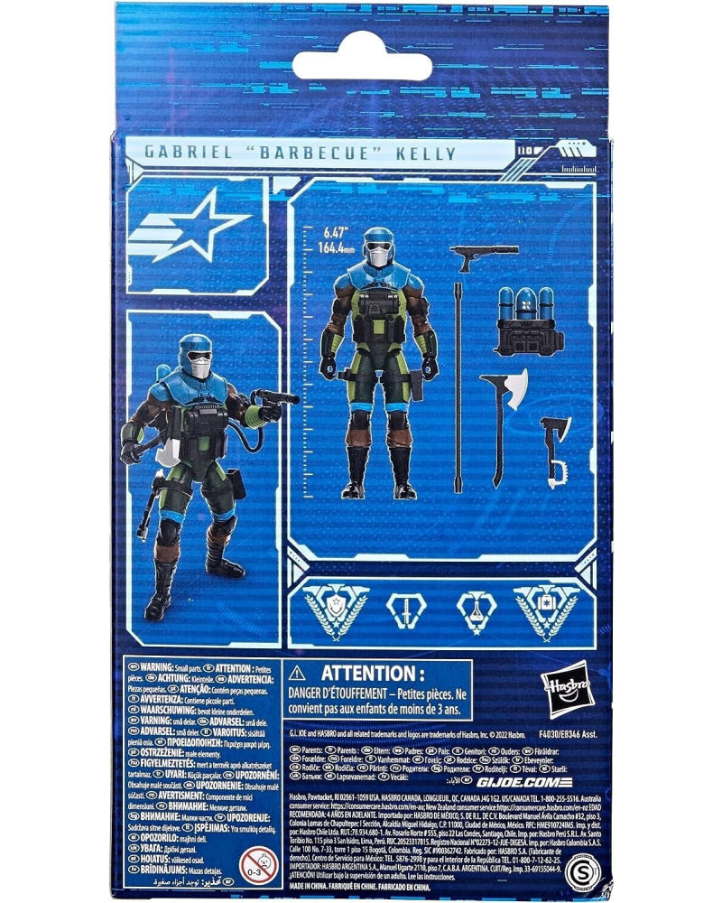 G.I. Joe Classified The Mad Marauders - Gabriel ’Barbecue’ Kelly Action Figure Toys & Games:Action Figures Accessories:Action