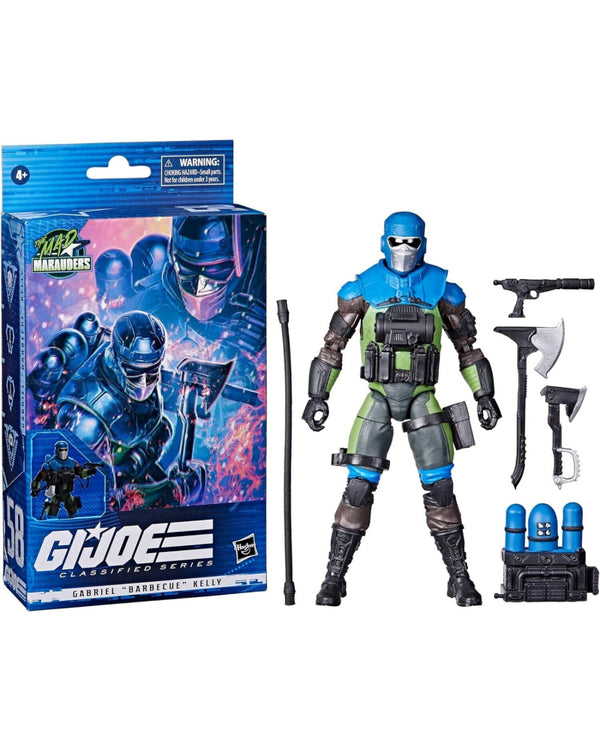 G.I. Joe Classified The Mad Marauders - Gabriel ’Barbecue’ Kelly Action Figure Toys & Games:Action Figures Accessories:Action