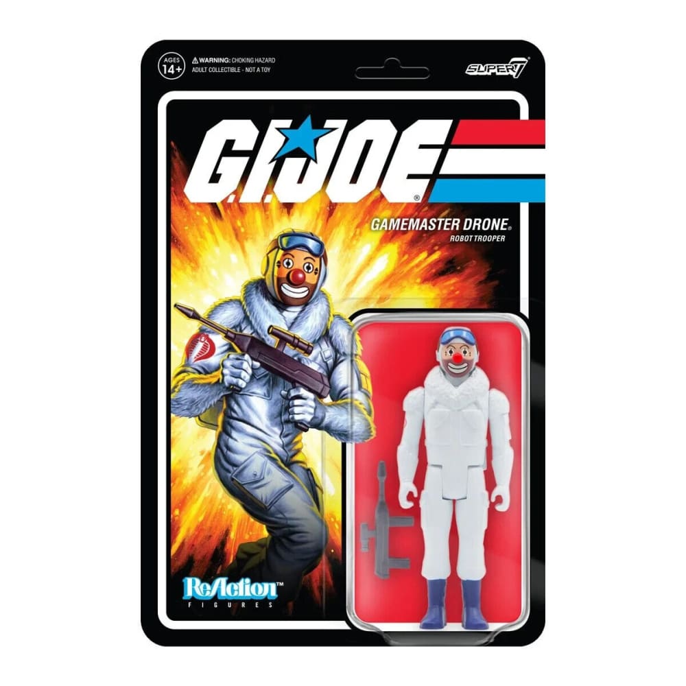 G.I. Joe ReAction - Gamemaster Drone Robot Trooper Action Figure - Toys & Games:Action Figures & Accessories:Action Figures