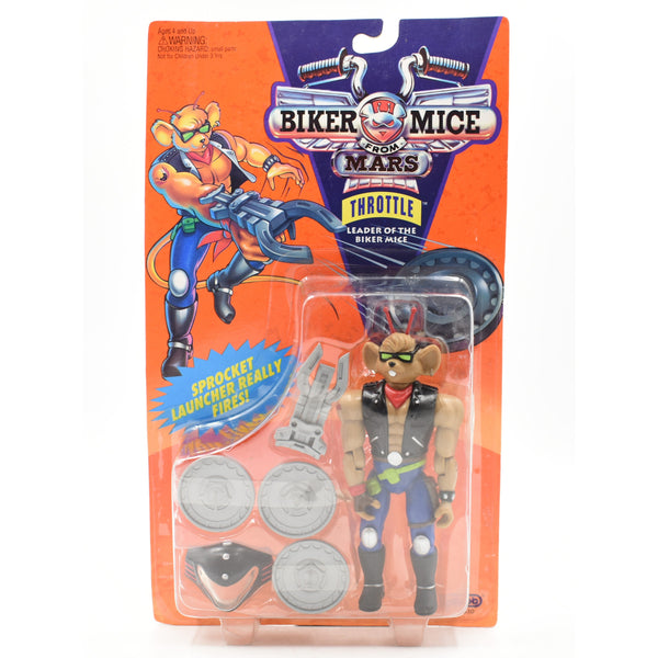 Galoob - Biker Mice From Mars - Throttle Action Figure