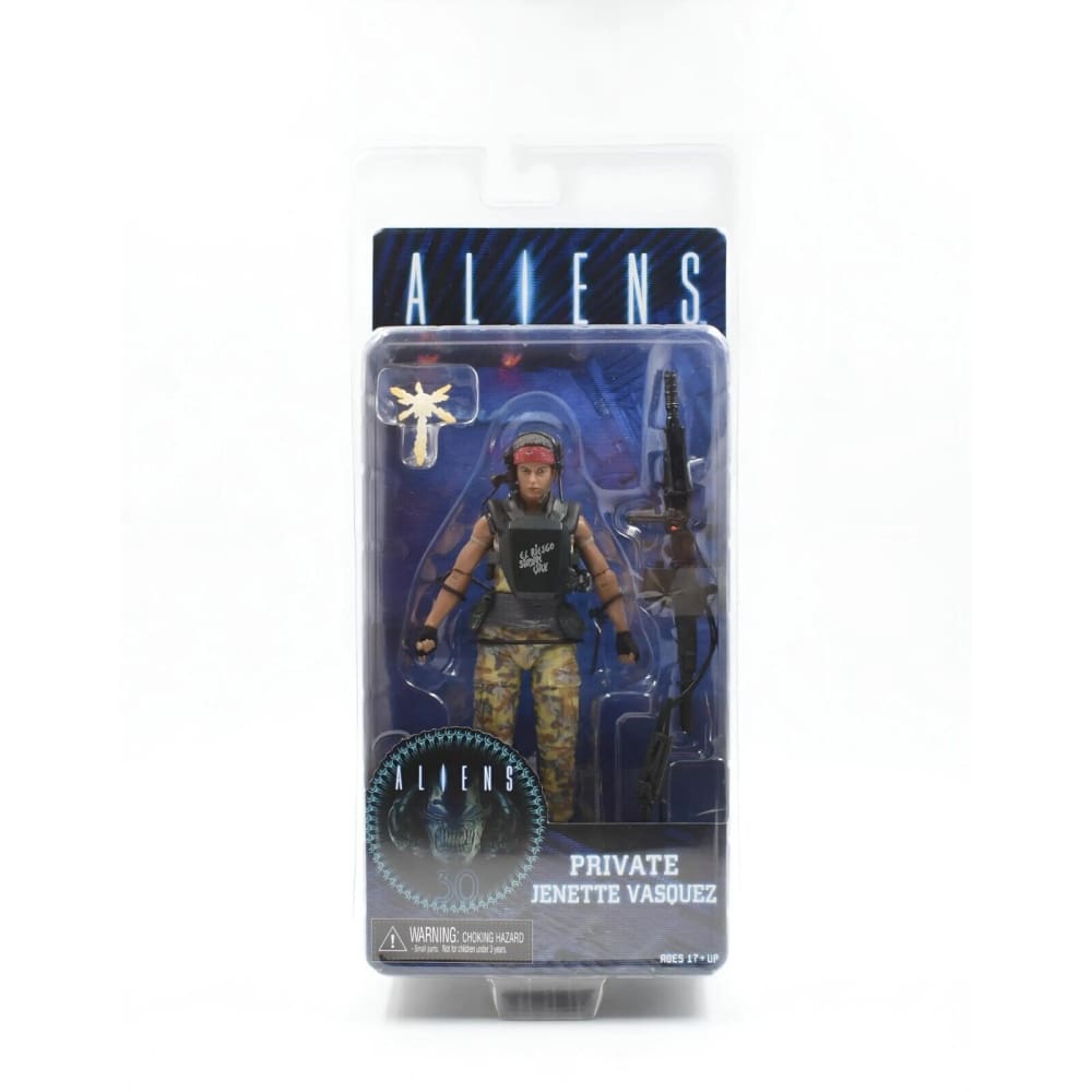 GENUINE NECA - Aliens Series 9 - Private Jenette Vasquez 7’’ Scale Action Figure - Toys & Games:Action Figures & Accessories:Action Figures