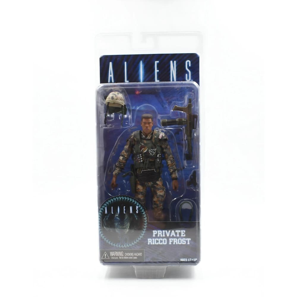 GENUINE NECA - Aliens Series 9 - Private Ricco Frost 7’’ Scale Action Figure - Toys & Games:Action Figures & Accessories:Action Figures