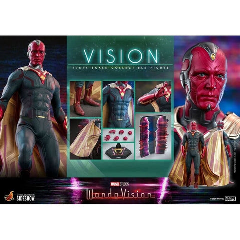 Hot Toys Marvel Studios Wandavision - Vision 1:6 Scale Action Figure - Toys & Games:Action Figures & Accessories:Action Figures