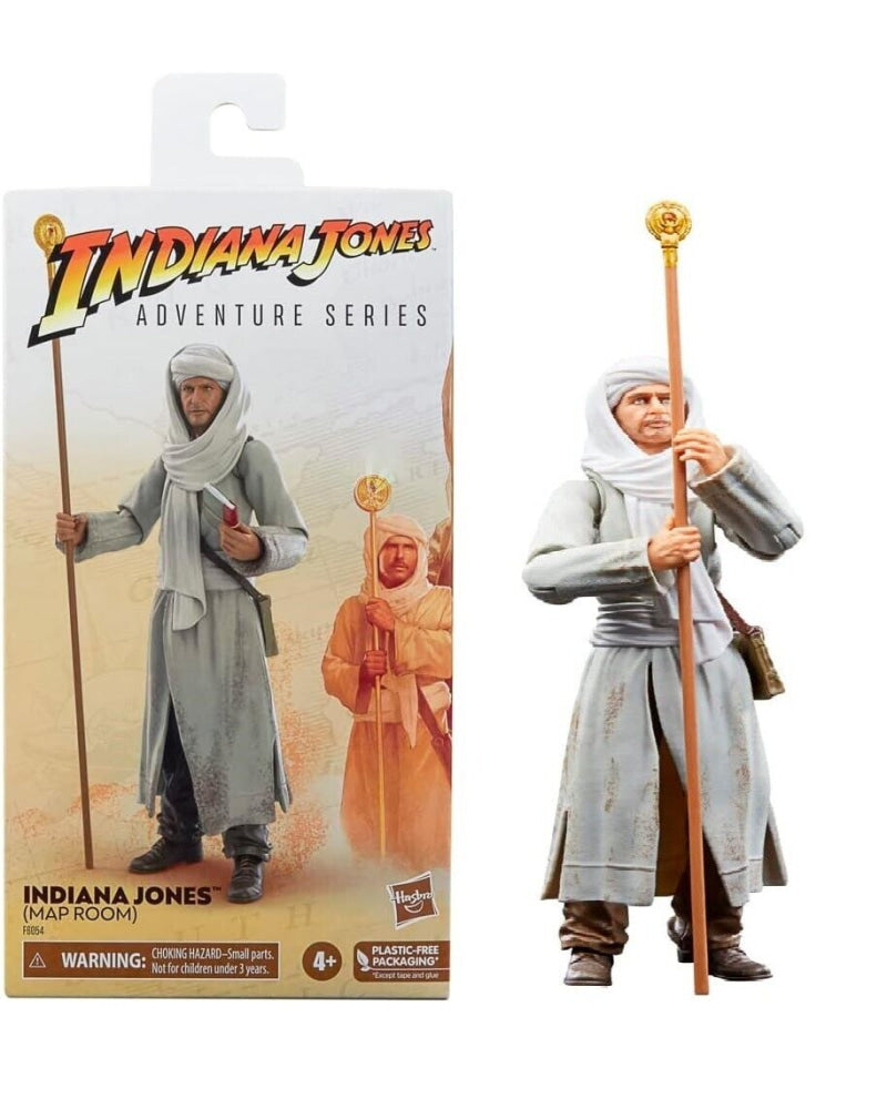 Indiana Jones Adventure Series - Indy (Map Room) Action Figure Toys & Games:Action Figures Accessories:Action