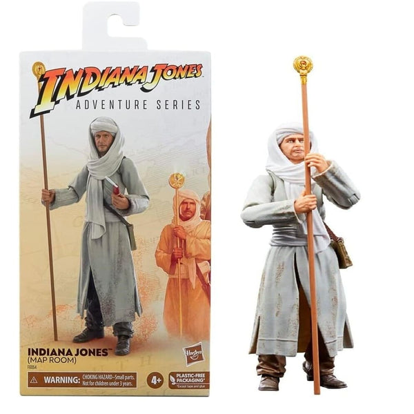 Indiana Jones Adventure Series - Indy (Map Room) Action Figure Toys & Games:Action Figures Accessories:Action