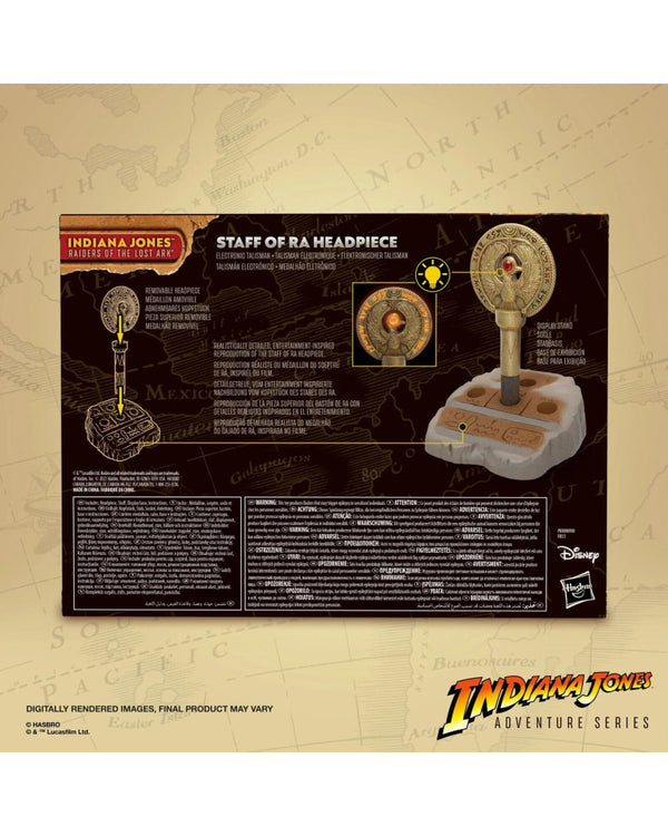 Indiana Jones Adventure Series - Staff of Ra Headpiece Electronic Talisman Prop Toys & Games:Action Figures Accessories:Action