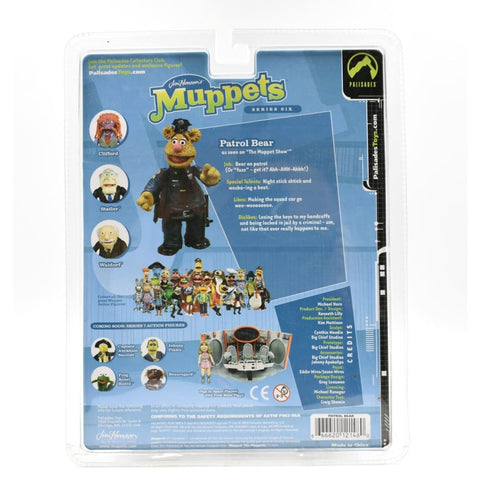 Jim Henson’s The Muppet Series 6 - Patrol Bear Fozzie Action Figure - Toys & Games:Action Figures & Accessories:Action Figures