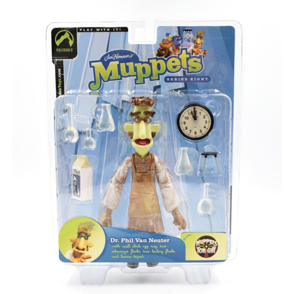 Jim Henson’s The Muppet Series 8 - Dr. Phil Van Neuter Action Figure - Toys & Games:Action Figures & Accessories:Action Figures