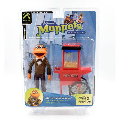 Jim Henson’s The Muppet Series 8 - Movie Usher Scooter Action Figure - Toys & Games:Action Figures & Accessories:Action Figures