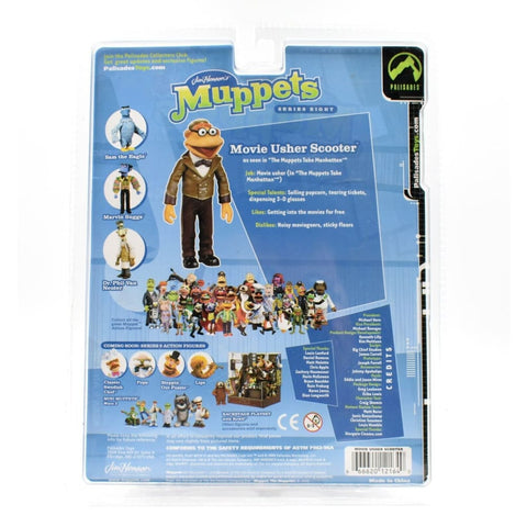 Jim Henson’s The Muppet Series 8 - Movie Usher Scooter Action Figure - Toys & Games:Action Figures & Accessories:Action Figures