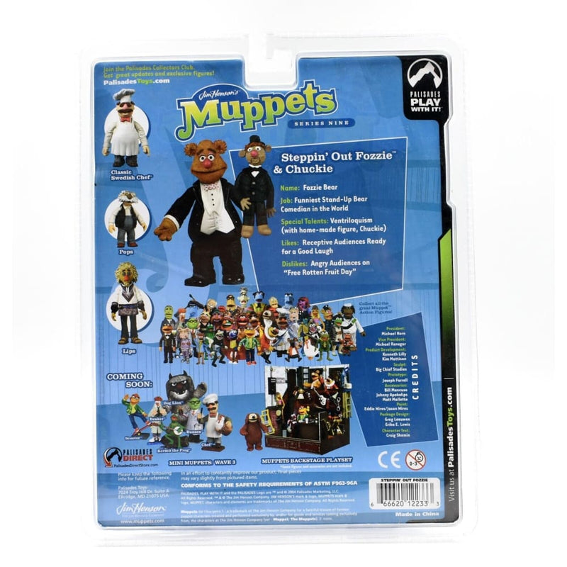 Jim Henson’s The Muppet Series 9 - Steppin’ Out Fozzie & Chuckie Action Figure - Toys & Games:Action Figures & Accessories:Action Figures