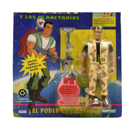 Kenner 1991 - Captain Planet - Commander Clash Action Figure (EU Card) - Toys & Games:Action Figures & Accessories:Action Figures