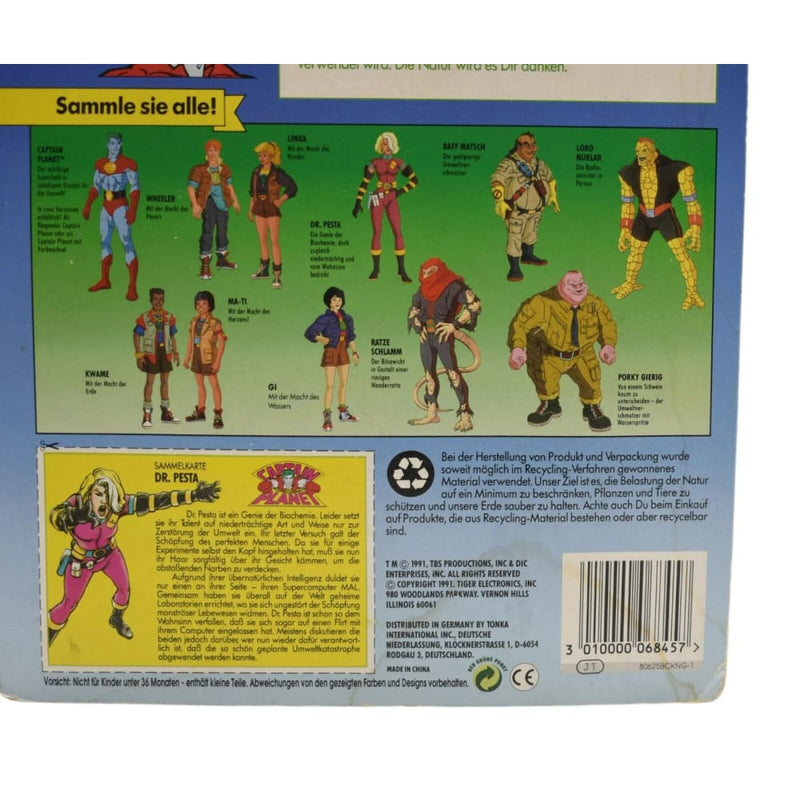 Kenner 1991 - Captain Planet - Dr. Blight Action Figure (EU Card) - Toys & Games:Action Figures & Accessories:Action Figures