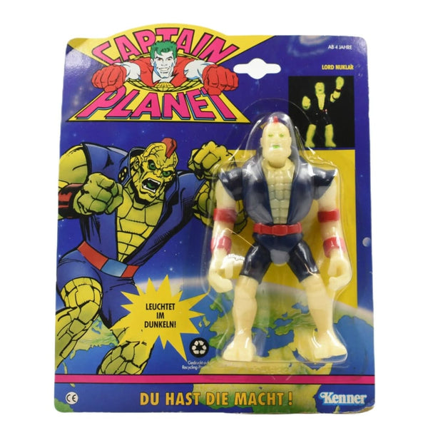 Kenner 1991 - Captain Planet - Lord Nuklar Action Figure (EU Card) - Toys & Games:Action Figures & Accessories:Action Figures