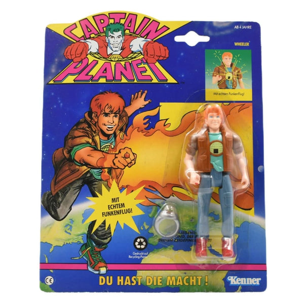 Kenner 1991 - Captain Planet - Wheeler Action Figure (EU Card) - Toys & Games:Action Figures & Accessories:Action Figures