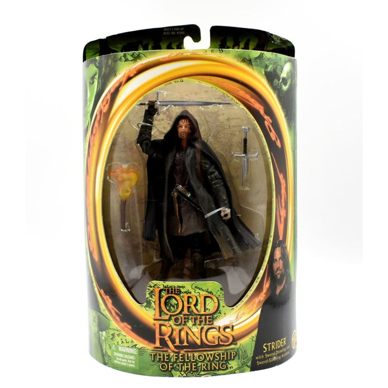 Lord of The Rings Fellowship of The Ring - Strider Sword Drawing Action Figure - Toys & Games:Action Figures & Accessories:Action Figures