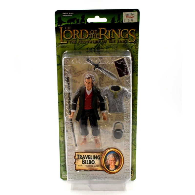 Lord of the Rings Fellowship of the Ring - Traveling Bilbo Baggins Action Figure - Toys & Games:Action Figures & Accessories:Action Figures