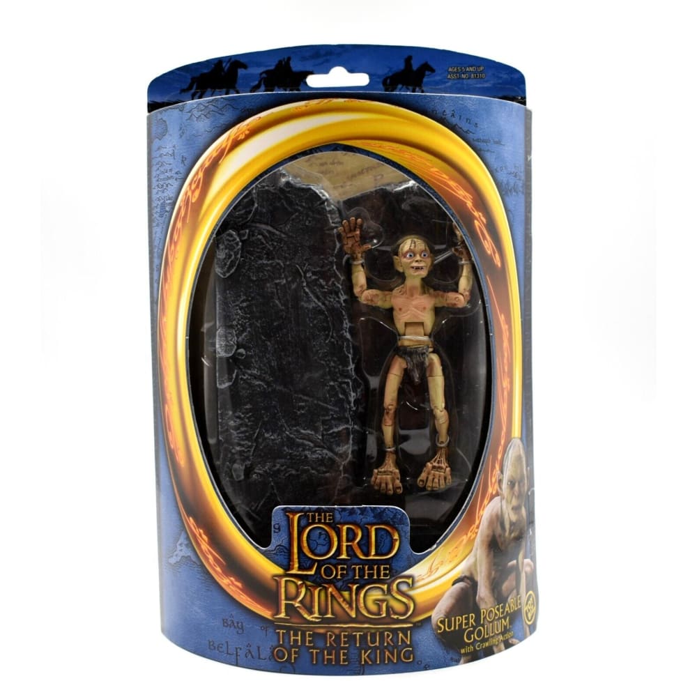 Lord of The Rings The Return of the King - Super Poseable Crawling Gollum Figure - Toys & Games:Action Figures & Accessories:Action Figures