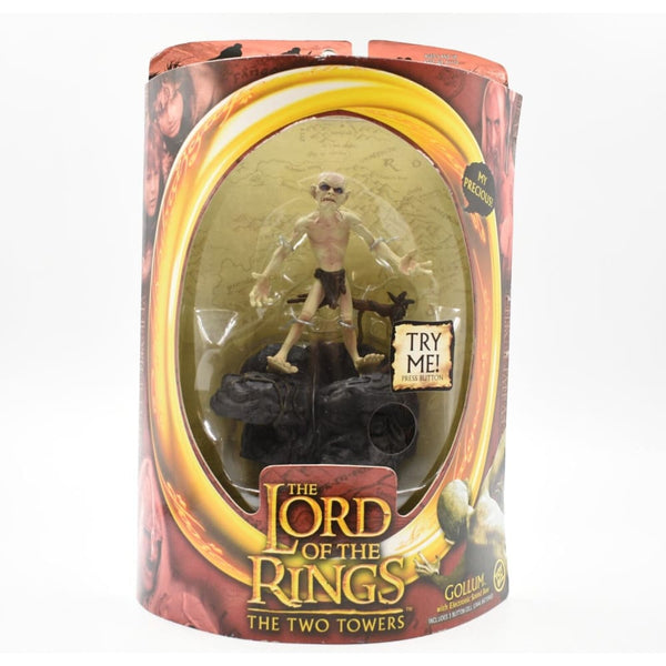 Lord of the Rings Two Towers - Gollum Action Figure with Electronic Sound Base - Toys & Games:Action Figures & Accessories:Action Figures