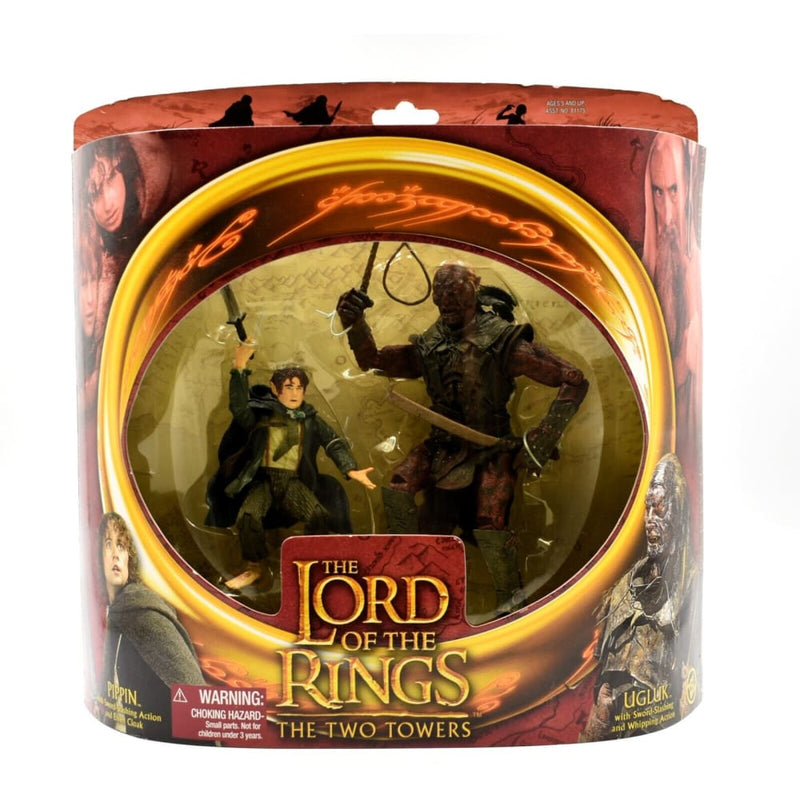 Lord of The Rings The Two Towers - Merry & Grishnakh Action Figure 2-Pack - Toys & Games:Action Figures & Accessories:Action Figures