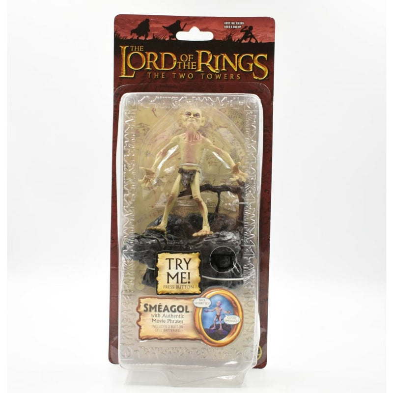 Lord of the Rings Two Towers Smeagol with Authentic Movie Phrases Action Figure - Toys & Games:Action Figures & Accessories:Action Figures